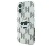 Etui Karl Lagerfeld IML Choupette Head Electroplated do iPhone 16 Przezroczysty