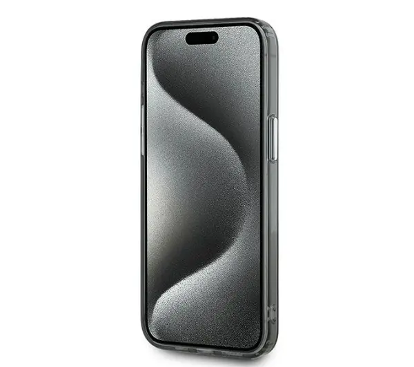 Karl Lagerfeld IML Monogram iPhone 15 Pro Czarny
