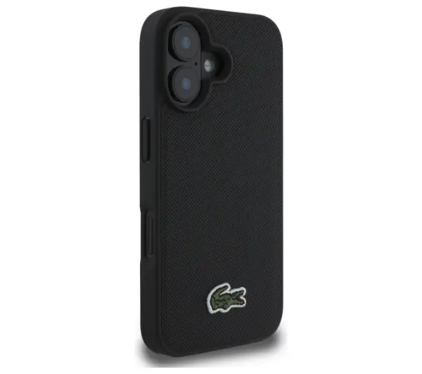 Lacoste Iconic Petit Pique MagSafe do iPhone 16 Plus Czarny