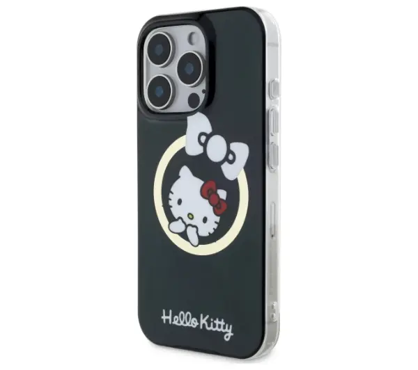 Hello Kitty IML Fun bow MagSafe do iPhone 16 Pro Max Czarny