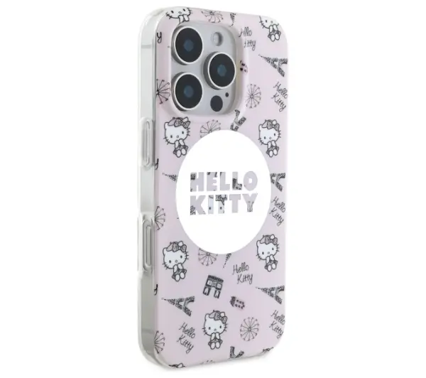 Hello Kitty IML All Over Paris MagSafe do iPhone 16 Pro Max Różowy