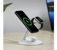 Belkin BOOST CHARGE PRO 3-in-1 ホワイト Belkin BoostCharge Pro 3-in-1 Magnetic Charging Stand