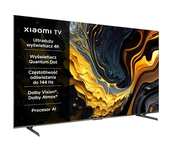 Xiaomi TV Max 100 2025 (L100MA-MAXEU) 100" QLED 4K 144Hz Google TV Dolby Vision Dolby Atmos HDMI 2.1 DVB-T2 - Kup na Raty - RRSO 0%