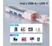 Hub USB Unitek H1319APK01 USB C/USB A 5Gbps 4x USB A Różowy