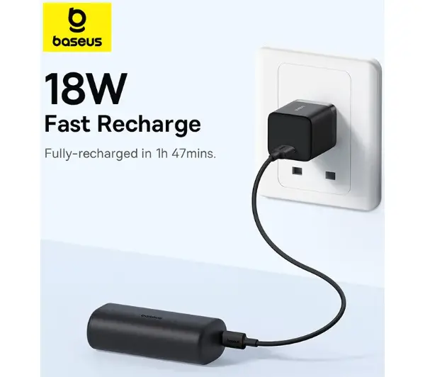 Baseus Compact IP 5000mAh 20W Lightning Biały