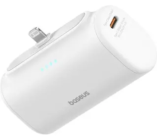 Baseus Compact IP 5000mAh 20W Lightning Biały