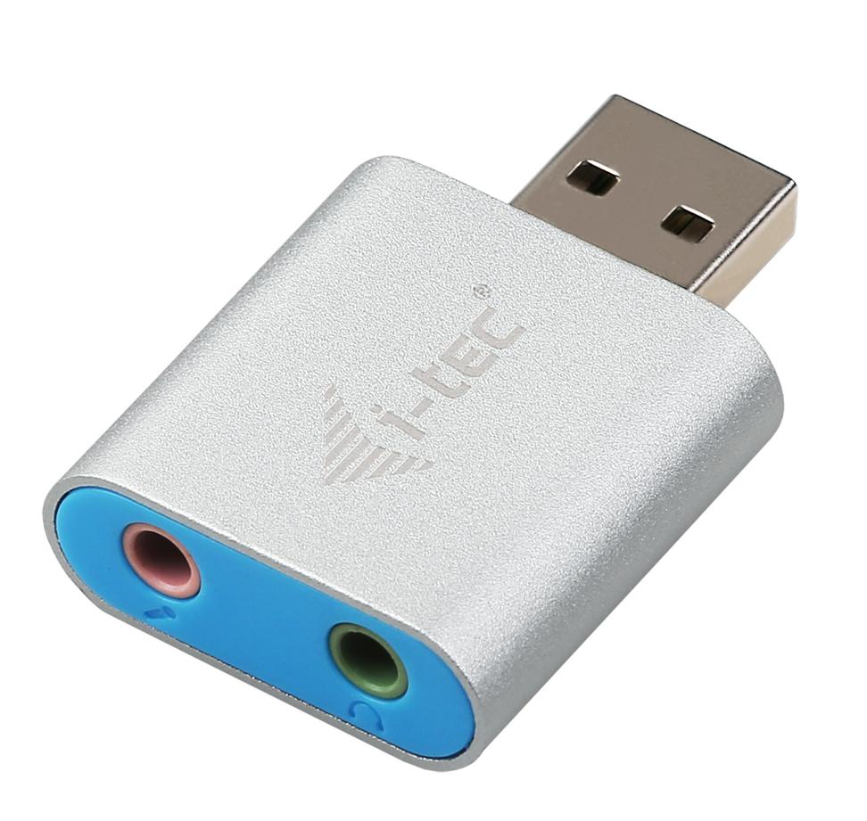Adapter i-Tec USB - 2 x Jack U2AMETAL