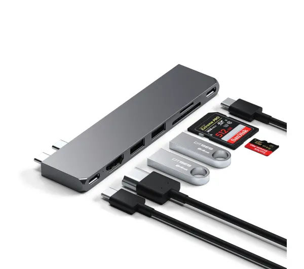 Satechi ST-HUCPHSM Pro Hub Slim Szary