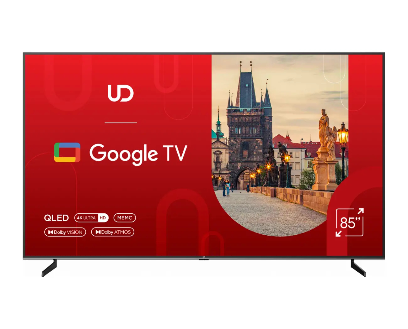 Telewizor UD TV 85QGU8210S 85"QLED 4K Google TV Dolby Vision Dolby Atmos DVB-T2