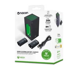 Nacon XSX Battery Box do kontrolerów Xbox Series X|S z 2 akumulatorami