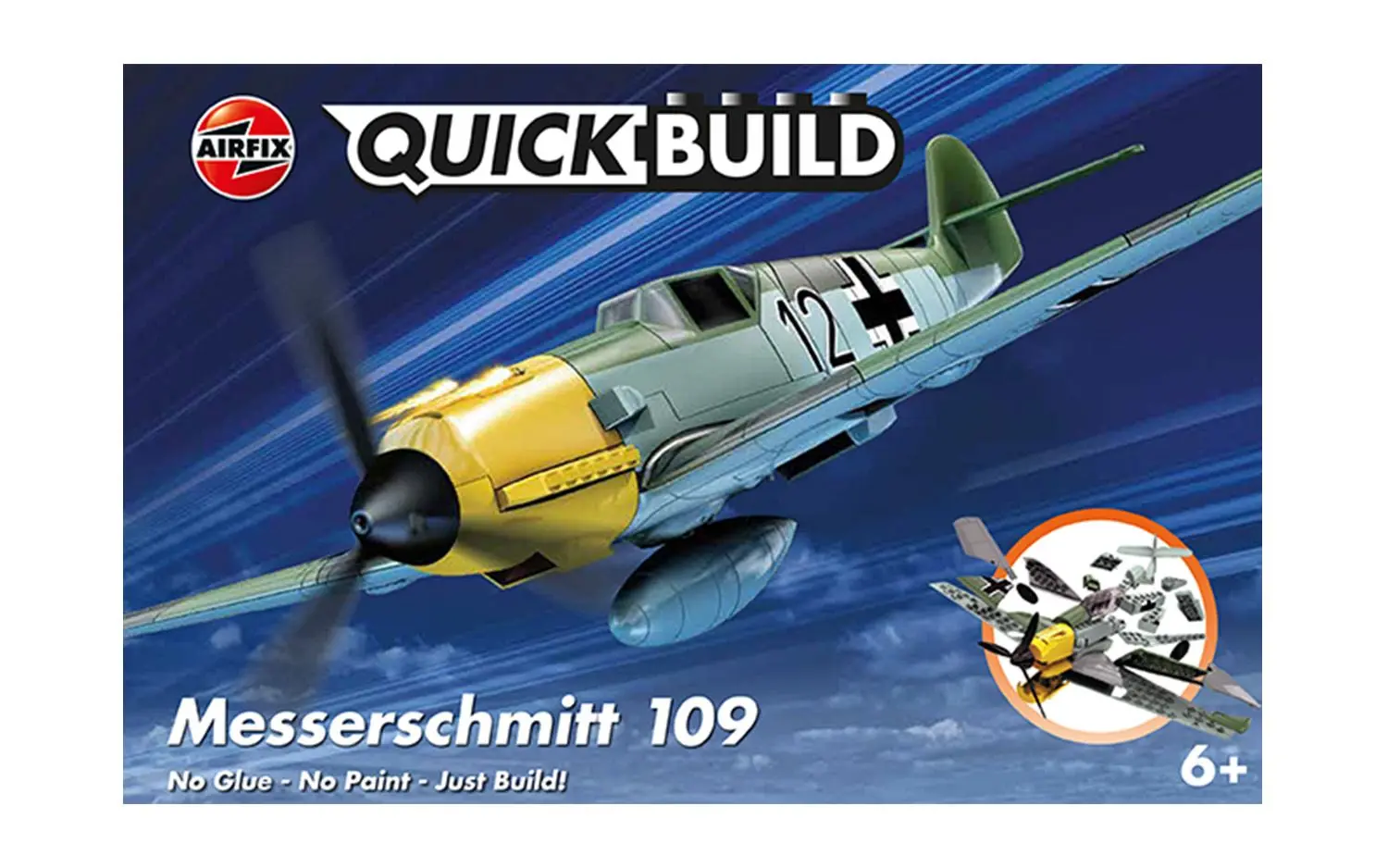 Model do składania Airfix J6001 Quickbuild Messerschmitt BF109