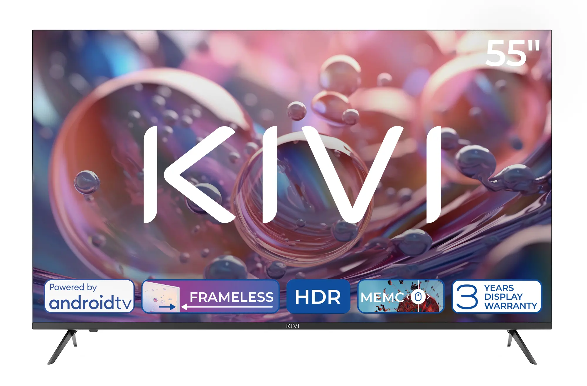 Telewizor KIVI 55U760QB 55" LED 4K Android TV DVB-T2