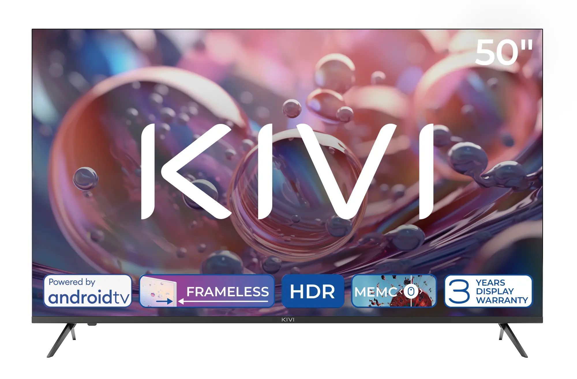 Telewizor KIVI 50U760QB 50" LED 4K Android TV DVB-T2