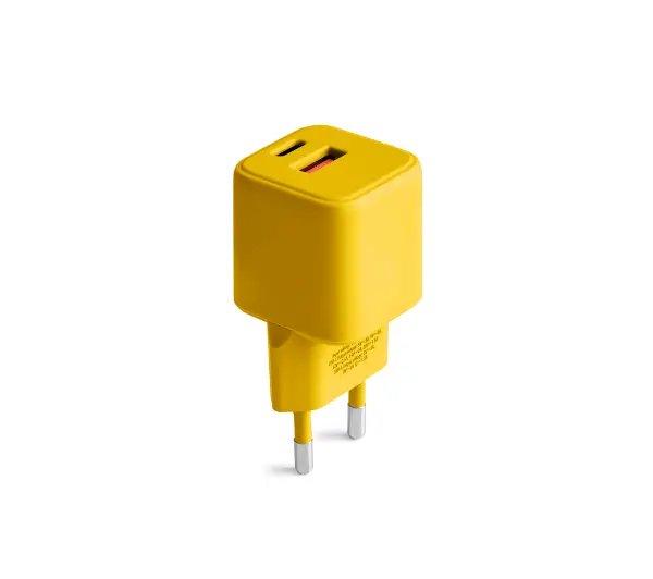 Colorum USB-A USB-C Żółty