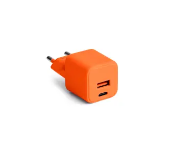 Ładowarka sieciowa Colorum USB-A USB-C Pomarańczowy