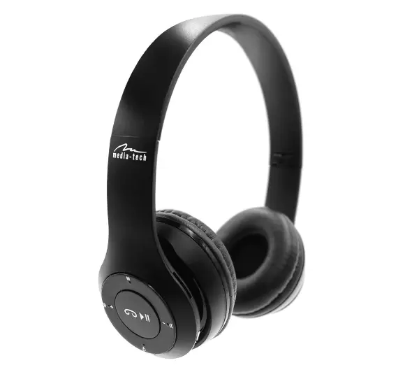 Media-Tech EPSILION BT MT3591 V2.0 Nauszne Bluetooth 5.1 Czarny