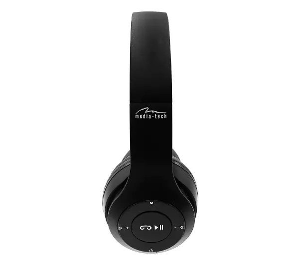 Media-Tech EPSILION BT MT3591 V2.0 Nauszne Bluetooth 5.1 Czarny