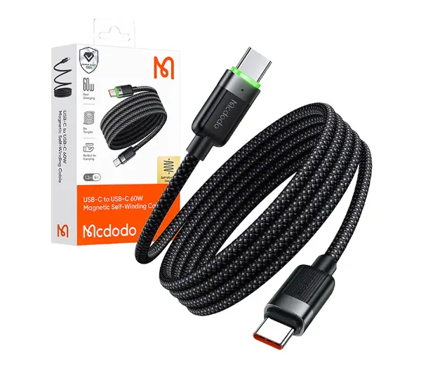 Mcdodo USB-C do USB-C CCA-2000 60W 1,2m Czarny