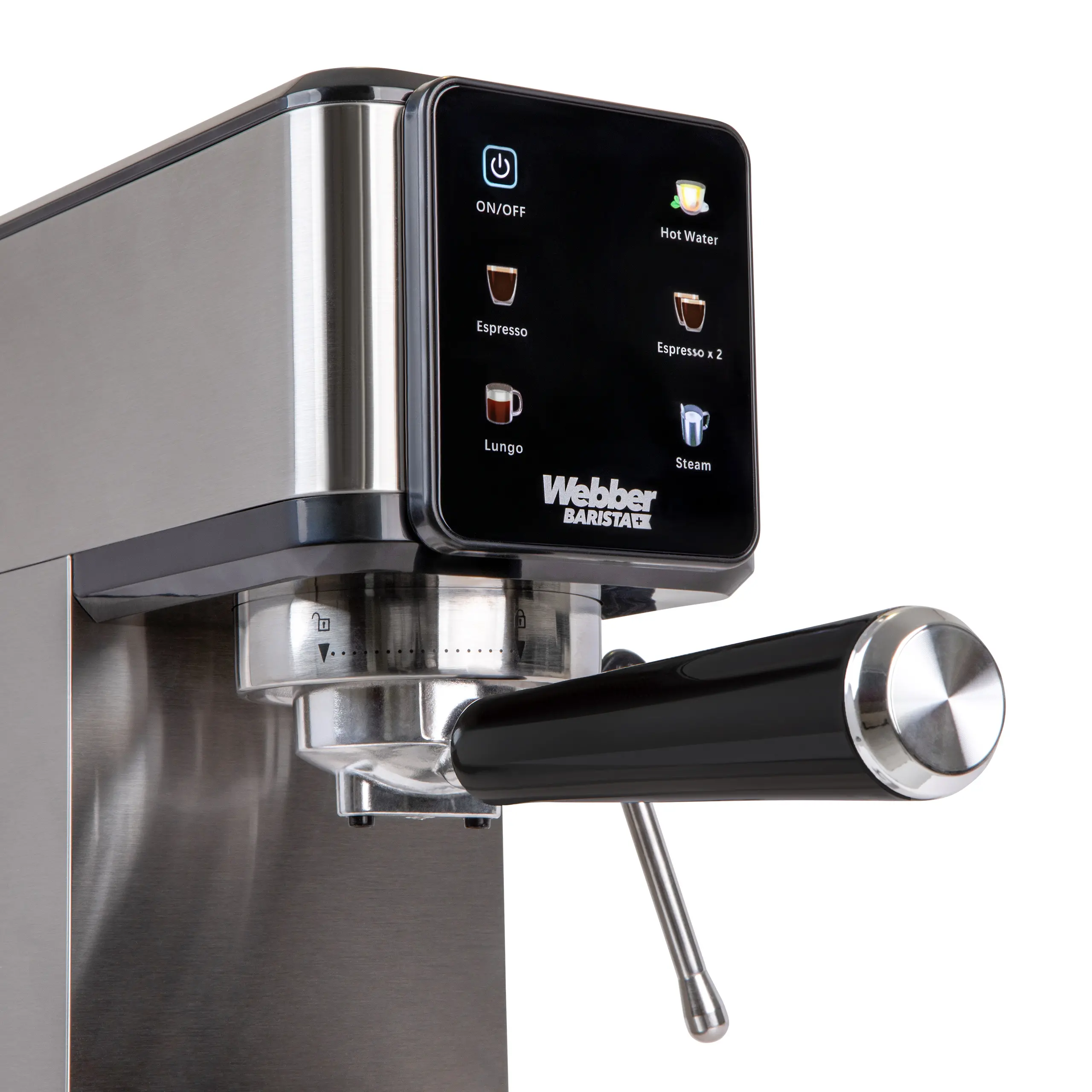 фото Ріжкова кавоварка еспресо Webber E3 Cartago