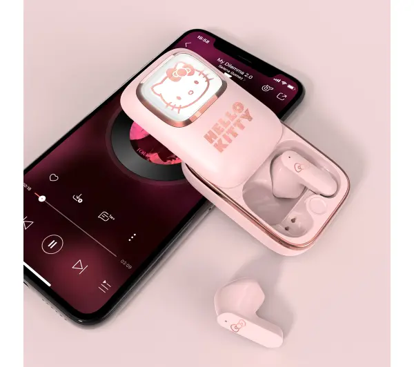OTL Technologies Hello Kitty HK1281 TWS Douszne Różowy