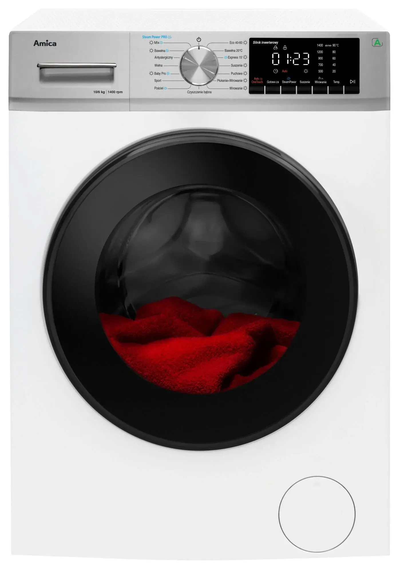 Pralko-suszarka Amica A2WDC10614DLiStD 51cm 10kg/6kg