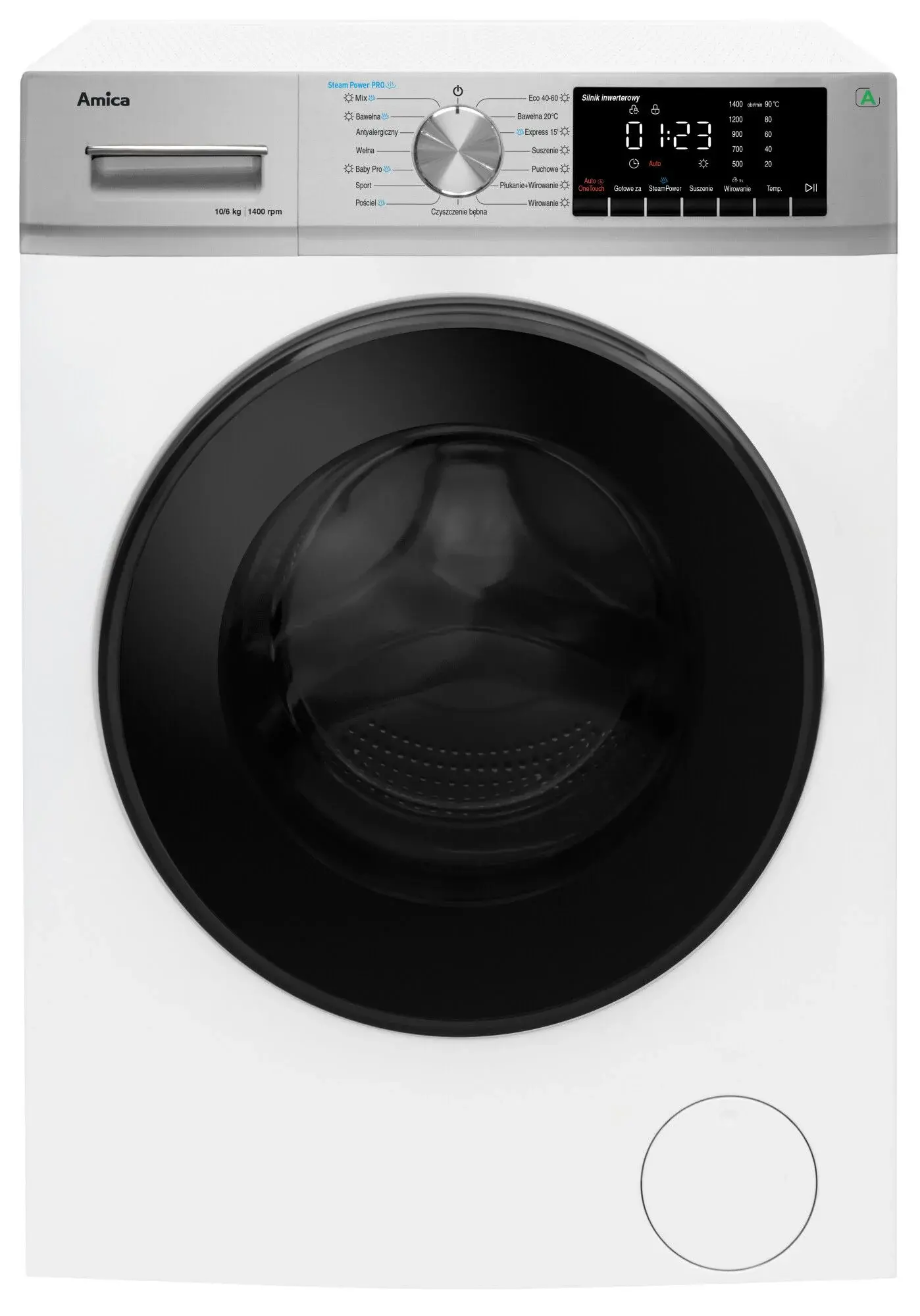 фото Прально-сушильна машина автоматична Amica A2WDC10614DLiStD