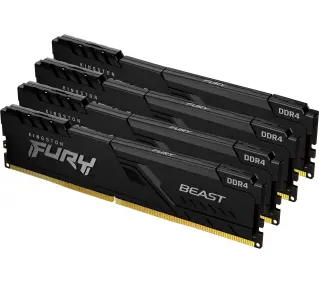 Kingston FURY Beast DDR4 128GB (4 x 32GB) 3200 CL16 Czarny - Kup na Raty - RRSO 0%