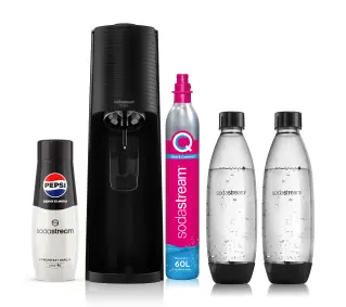 Sodastream Terra + 2 butelki  + Syrop Pepsi Zero Cukru + Nabój z gazem CO2