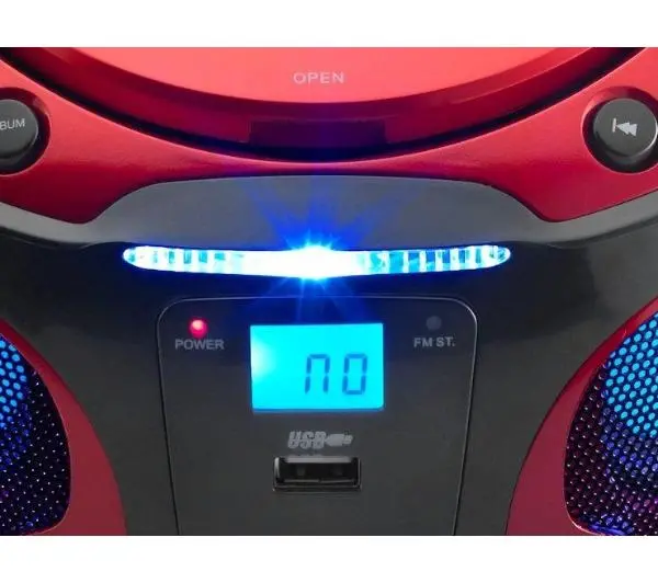 Lenco SCD-550 Bluetooth Czerwony - Kup na Raty - RRSO 0%