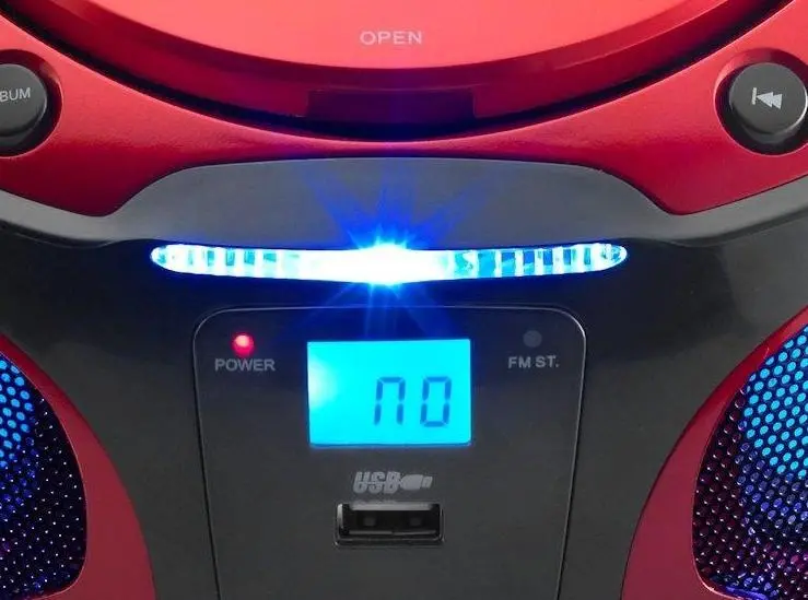 фото Магнитола Lenco SCD-550 red 1
