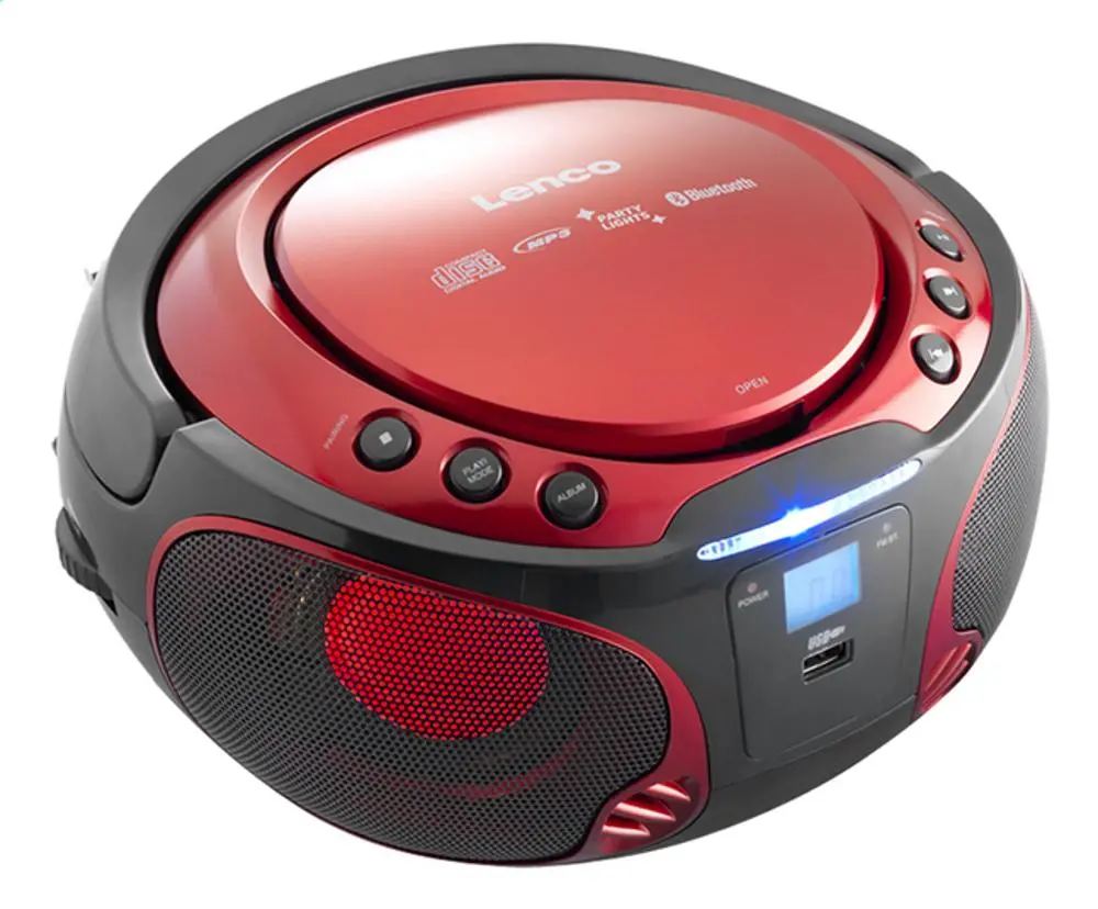 фото Магнитола Lenco SCD-550 red 2