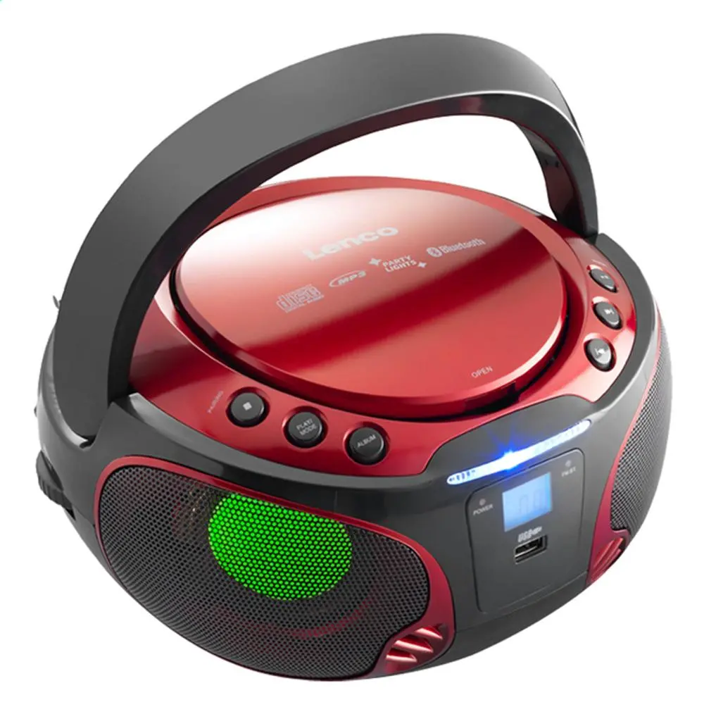фото Магнитола Lenco SCD-550 red 3