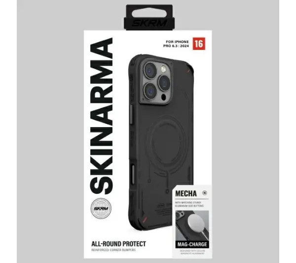Skinarma Mecha Magnetic Charging do iPhone 16 Pro Czarny