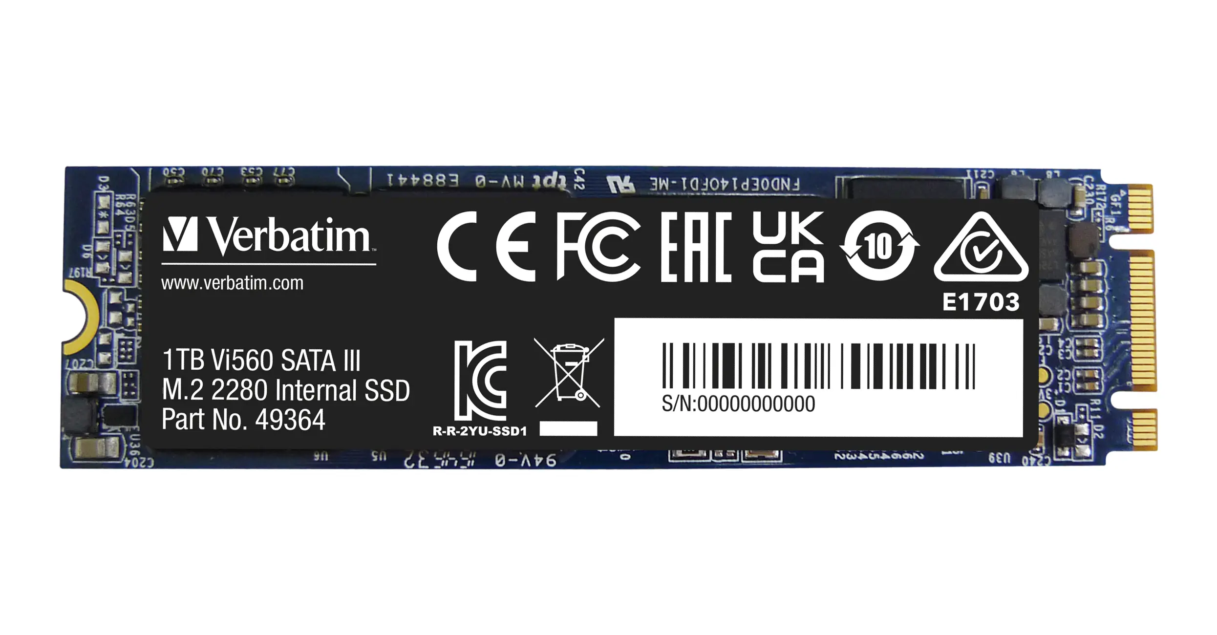 Dysk SSD Verbatim Vi560 S3 1TB M.2 SATA