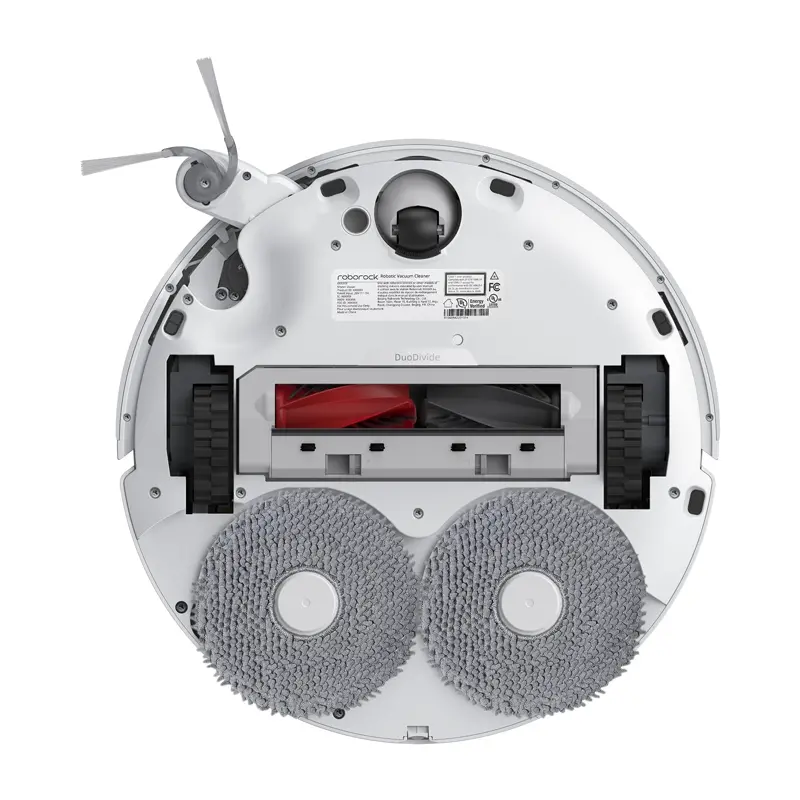 фото Робот-пилосос з вологим прибиранням Roborock Qrevo Curv White