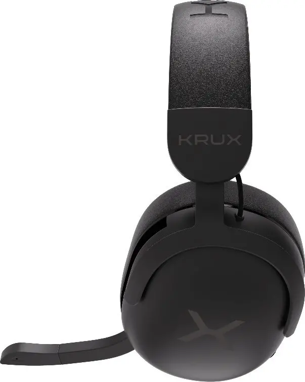 фото Навушники з мікрофоном Krux Crave Pro Wireless Black (KRXC013)