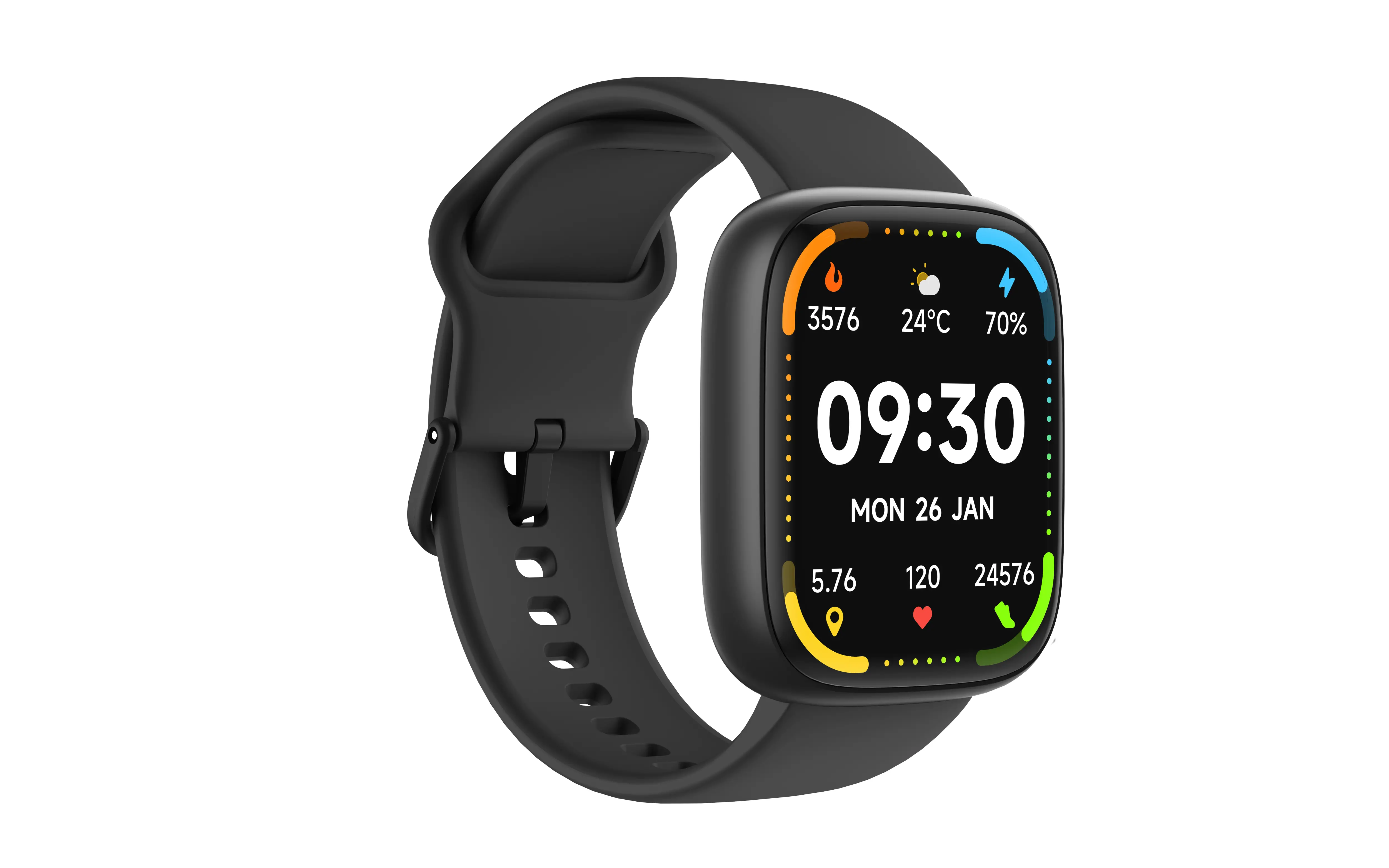 фото Смарт-годинник Maxcom Ecowatch 6 Black