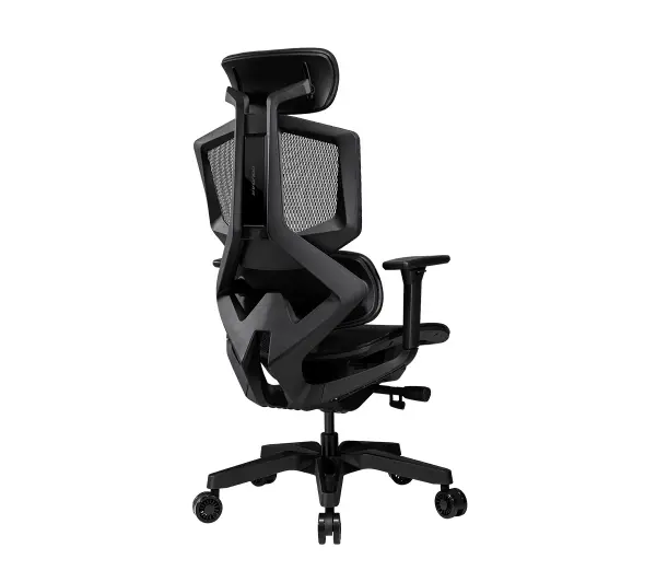 Cougar Argo One Black Gamingowy 150kg  Skóra ECO, Tkanina Czarny - Kup na Raty - RRSO 0%
