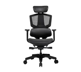 Cougar Argo One Black Gamingowy 150kg  Skóra ECO, Tkanina Czarny - Kup na Raty - RRSO 0%