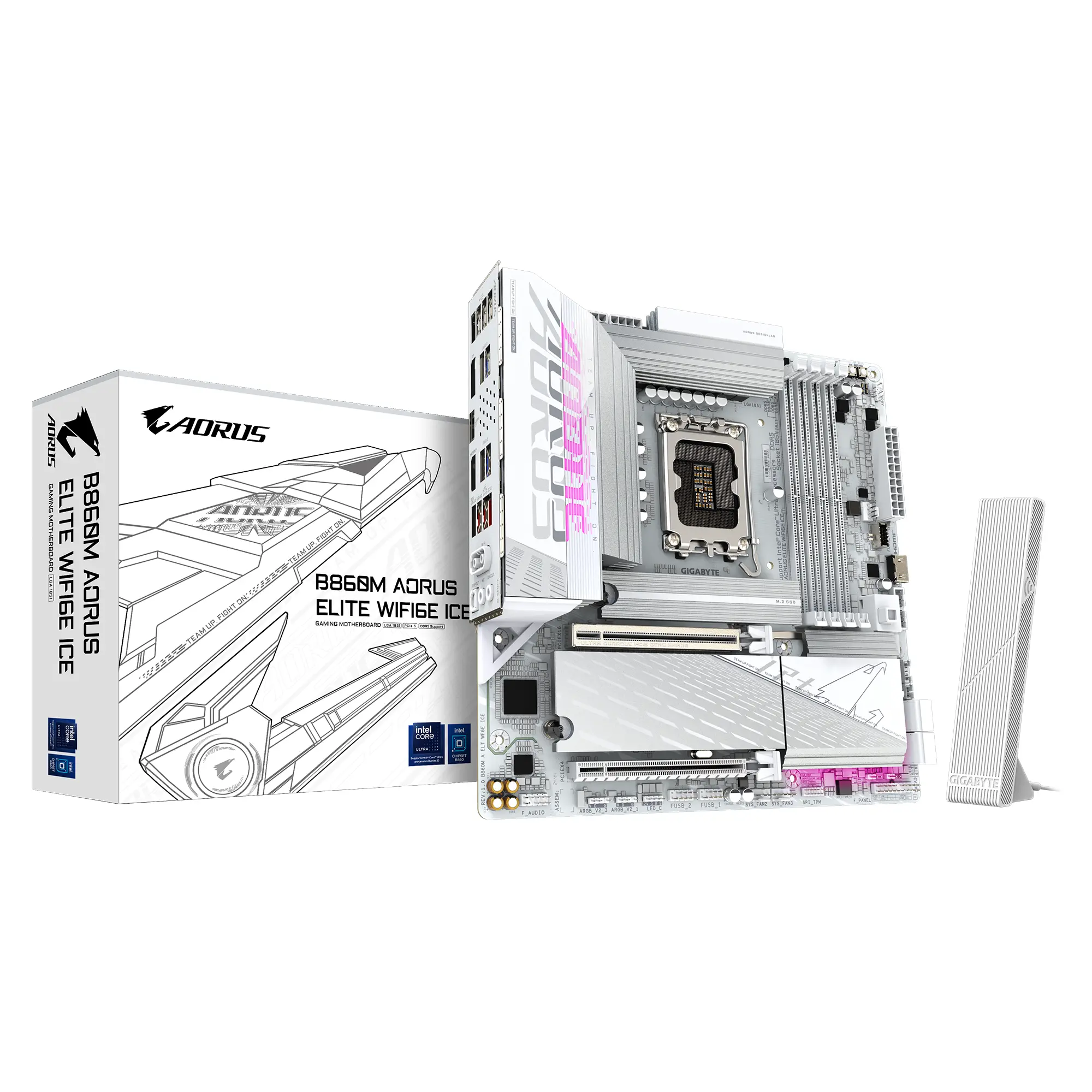 Płyta główna Gigabyte B860M AORUS ELITE WIFI6E ICE