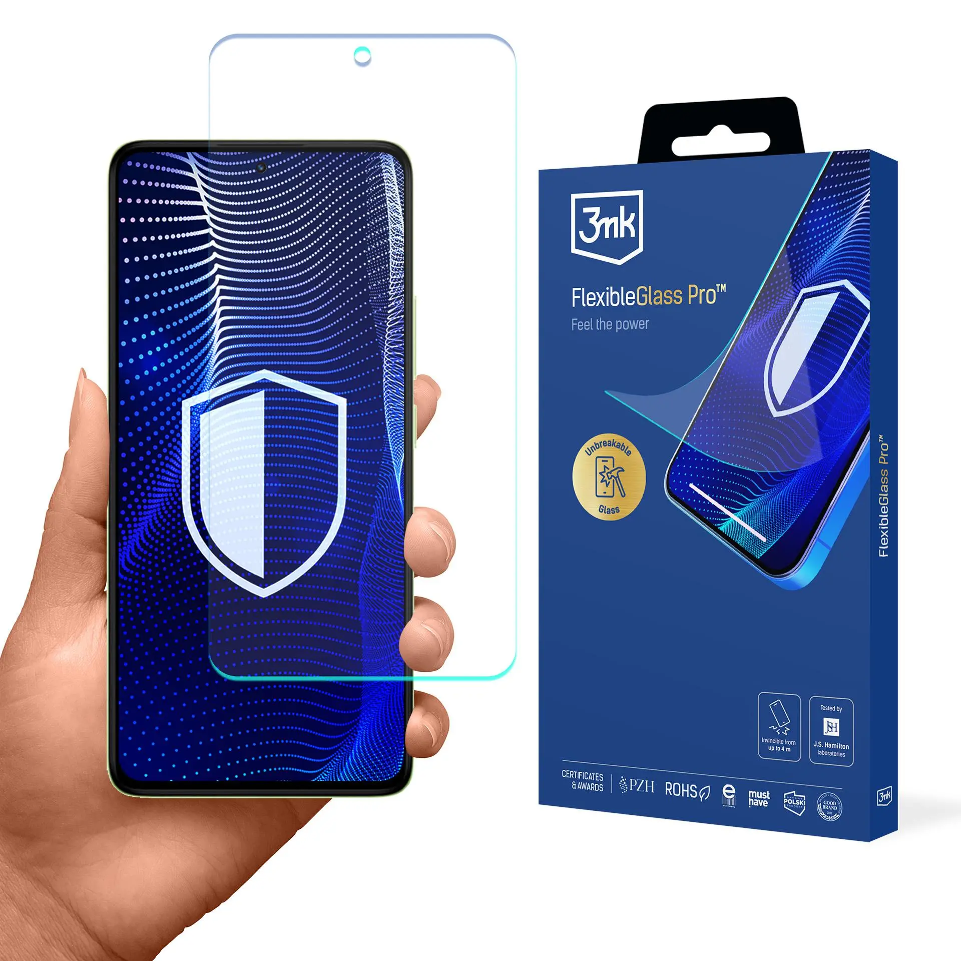 Szkło hybrydowe 3mk FlexibleGlass PRO do Xiaomi Redmi Note 14 4G
