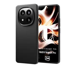 3mk Matt Case do Redmi Note 14 Pro Czarny