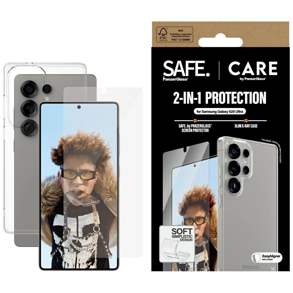 Etui PanzerGlass Fashion 2w1 + szkło do Galaxy S25 Ultra