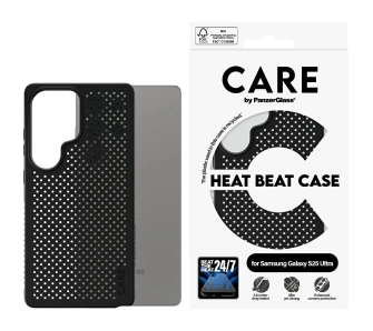 Etui PanzerGlass Feature Heat Beat do Galaxy S25 Ultra Czarny