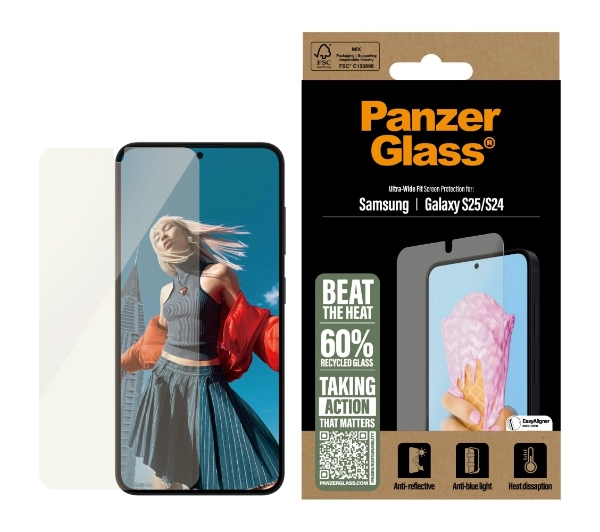 PanzerGlass All-in-One Screen Protector Samsung Galaxy S25