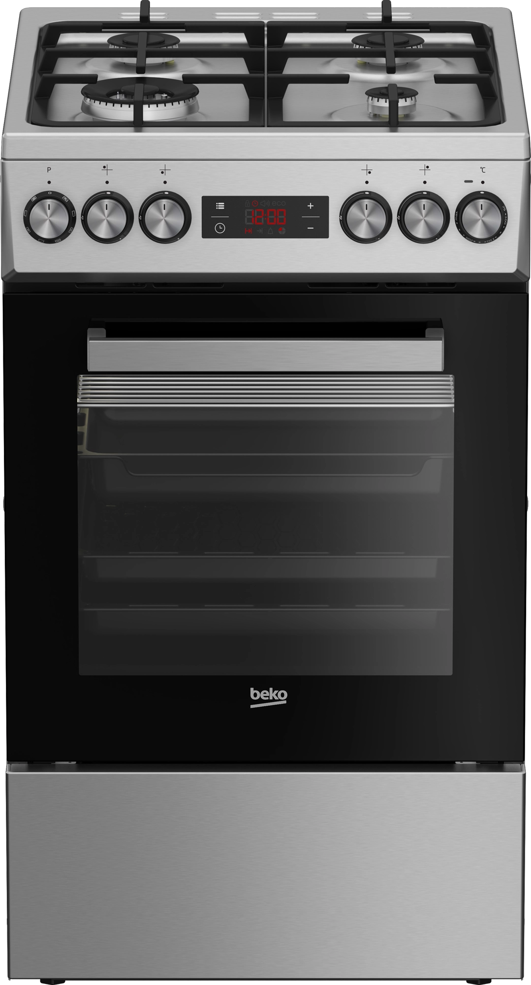 Kuchnia gazowo-elektryczna Beko FSM51338DXDT Termoobieg