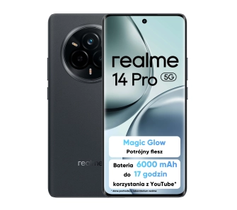Smartfon realme 14 Pro 5G 12/512GB Funkcje AI 6,77" 120Hz 50Mpix Szary