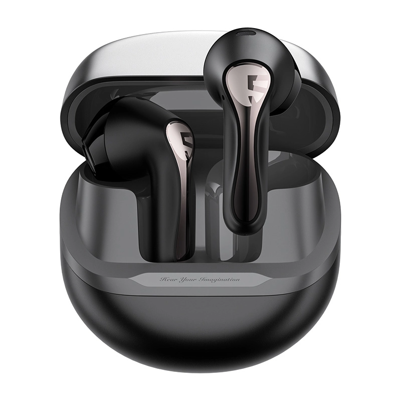 Słuchawki bezprzewodowe Soundpeats Air5 Douszne Bluetooth 5.4 Funkcje AI Czarny