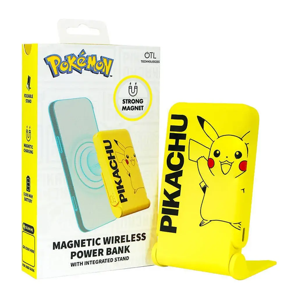 Powerbank OTL Technologies PK1191 Pokemon Pikachu Magnetyczny 5000mAh 15W