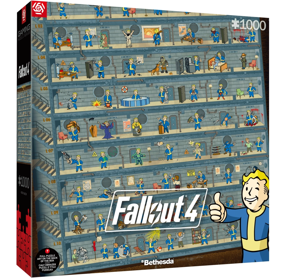 Puzzle Good Loot Fallout 4 Perk Poster Gaming Puzzle 1000 elementów